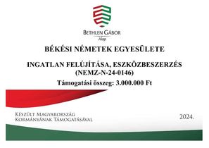 Megújult a Német Ház Békésen!