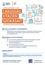 KSH felmérés - lakosság utazási szokásai 